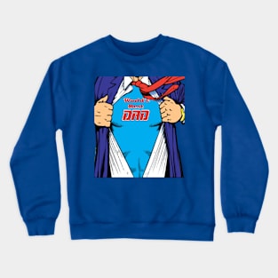 Super Dad Superhero Comic Father's Day Crewneck Sweatshirt